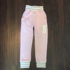 Lulu & Roo girls pink jogger pant size 5/6